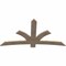 Ekena Millwork Davenport Smooth Timber Gable Bracket, Douglas Fir, 72"W x 39"H x 1 1/2"D x 5 1/2"F, 13/12 Pitch GBW072X39X0206DAV00SDF - alternate 4